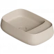 Раковина-чаша Alice Nur Plan 33200144N 60x40 см, накладная, песочный матовый