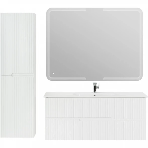 Тумба Bianco Lucido 119,7 см Cezares Duet DUET-1200-2C-SO-BL