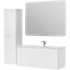 Тумба Bianco Lucido 119,7 см Cezares Duet DUET-1200-2C-SO-BL