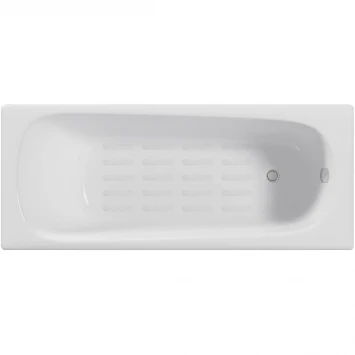 Ванна чугунная Delice Continental DLR230627-AS 180x80 см, с антискользящим покрытием, белый