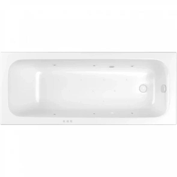 Акриловая ванна Whitecross Vibe 0105.180075.100.RELAX.WH 179,5x75 см, с гидромассажем, белый