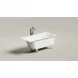 Ванна из литьевого мрамора Salini S-Sense Cascata 105011G 150,3x70 см, белый глянец