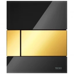 Смывная клавиша для писсуара TECE TECEsquare черный/золотой 9242808