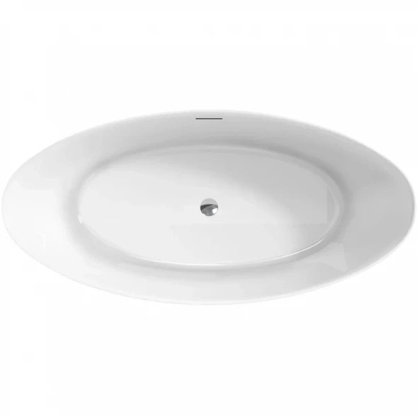 Акриловая ванна BelBagno BB707-1860-880 185,94x87,95 см, отдельностоящая, белый