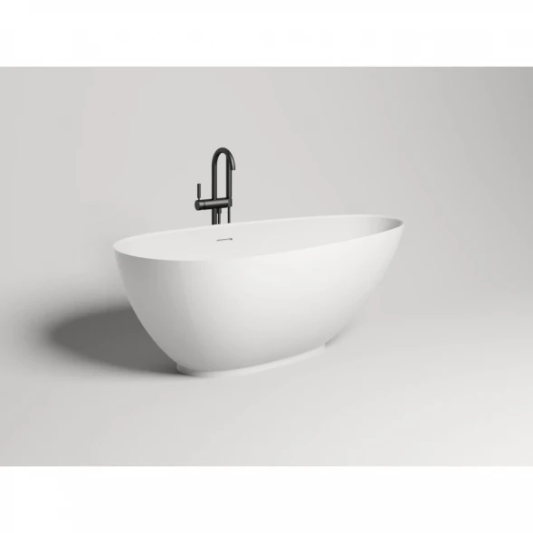 Ванна из литьевого мрамора Salini S-Sense Paola Classic 101512G 172x82,5 см, отдельностоящая, белый глянец