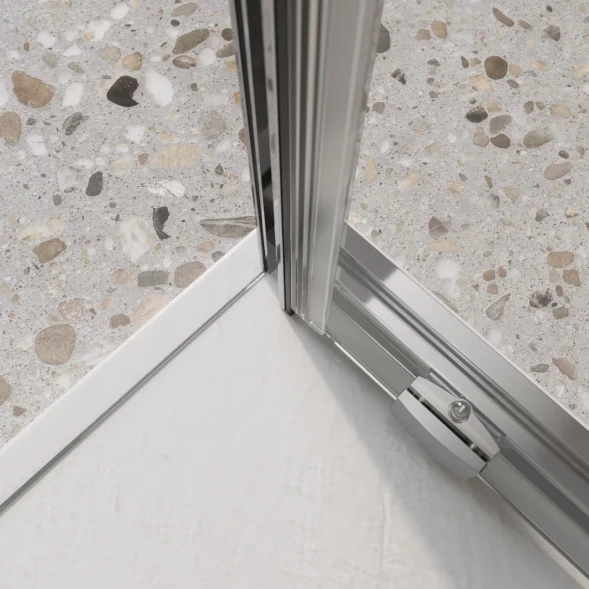 Душевой уголок BelBagno Luce LUCE-AH-1-100/80-C-Cr 100x80 см, профиль хром, стекло прозрачное