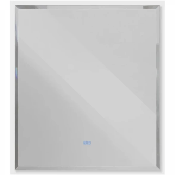 Зеркало Cezares Interni CZR-SPC-INT-1000-900-LED-TCH-WARM-BL 100x90 см, с LED-подсветкой, сенсорным выключателем, антизапотеванием, белый глянец