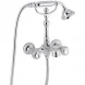 Смеситель для ванны Emmevi The One Cloe 98011SW/CR с душевым гарнитуром, хром