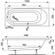 Акриловая ванна 140x70 см Vagnerplast Kasandra VPBA147KAS2X-04