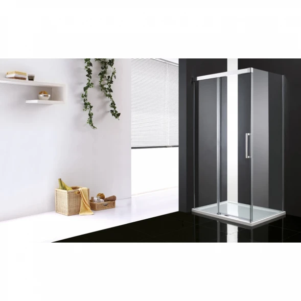 Душевой уголок Cezares Premier-Soft 140x90 см прозрачное стекло PREMIER-SOFT-W-AH-1-140/90-C-Cr-IV