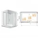 Душевой уголок Cezares Premier-Soft 140x90 см прозрачное стекло PREMIER-SOFT-W-AH-1-140/90-C-Cr-IV