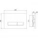 Инсталляция для унитаза BelBagno Marmi BB002-80/BB009-MR-BIANCO с кнопкой смыва, белый