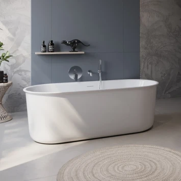 Акриловая ванна BelBagno BB709-1700-780 170,5x78 см, отдельностоящая, белый