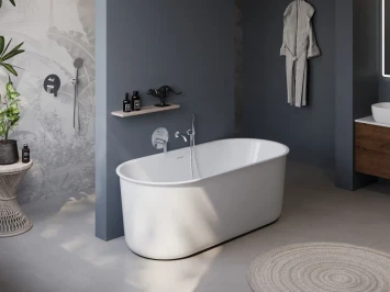 Акриловая ванна BelBagno BB709-1700-780 170,5x78 см, отдельностоящая, белый