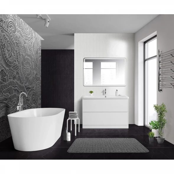 Тумба Bianco Lucido 119,2 см BelBagno Albano ALBANO-1200-2C-PIA-BL