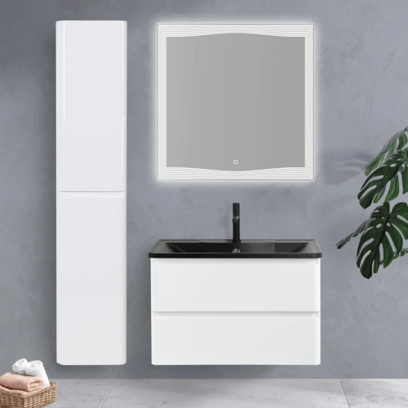 Тумба Bianco Lucido 99,6 см BelBagno Albano ALBANO-1000-2C-SO-BL