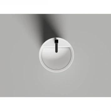 Раковина Salini S-Sense Armonia Round Top 01 130411TG 45x45 см, напольная, белый глянец