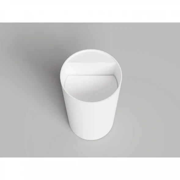 Раковина Salini S-Sense Armonia Round Top 01 130411TG 45x45 см, напольная, белый глянец