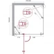 Душевой уголок 80x80 см BelBagno Etna ETNA-A-12-80-C-Cr прозрачное
