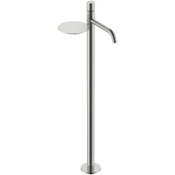 Смеситель напольный для раковины Boheme Stick Diamond 120-NB никель матовый