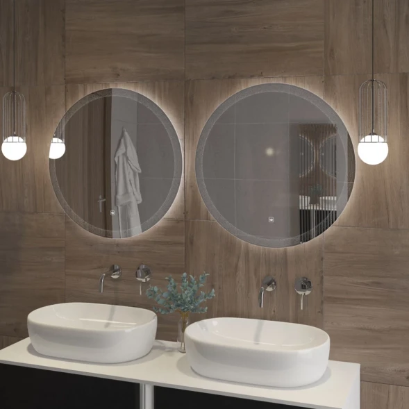 Зеркало 60x60 см Cezares Eco CZR-SPC-ECO-600-LED-TCH