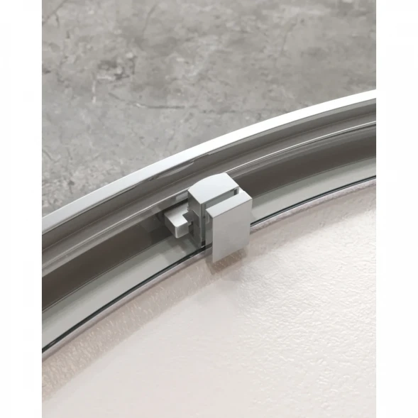 Душевой уголок Cezares Molveno MOLVENO-R-1-100-C-Cr-IV 100x100 см, профиль хром, стекло прозрачное