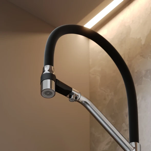 Смеситель для кухни с подключением к фильтру Sancos Orta SC4008CH