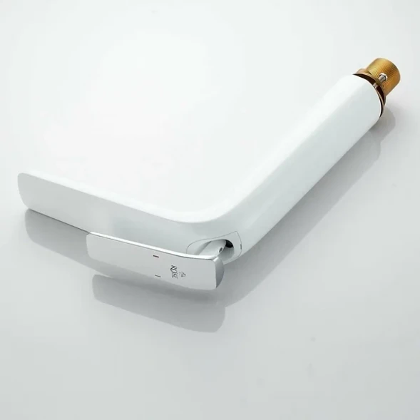 Смеситель для раковины Rose R3911F хром/белый