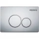 Кнопка смыва AQUAme AQM4101CR для инсталляции, хром