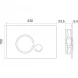 Комплект инсталляция с унитазом BelBagno Sfera BB3103CHR/SC/BB002-80/BB014-SR-BIANCO с кнопкой смыва, белый + унитаз подвесной BelBagno Due безободковый, с сиденьем микролифт, белый
