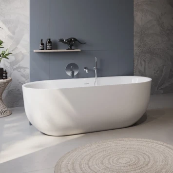 Акриловая ванна BelBagno BB706-1800-800 180x80 см, отдельностоящая, белый