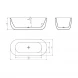 Акриловая ванна BelBagno BB706-1800-800 180x80 см, отдельностоящая, белый