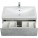 Тумба Cemento Verona Grigio 99,6 см BelBagno Albano ALBANO-1000-2C-SO-CVG