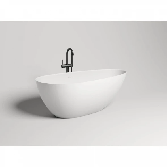 Ванна из литьевого мрамора Salini S-Sense Paola IN Classic 101611G 160x77 см, отдельностоящая, белый глянец
