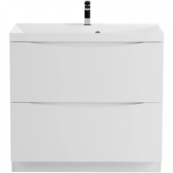 Тумба Bianco Lucido 89,6 см BelBagno Marino MARINO-900-2C-PIA-BL-P
