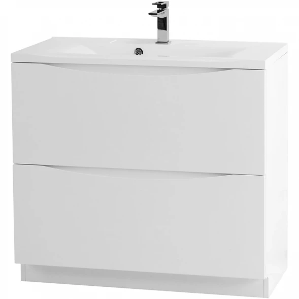 Тумба Bianco Lucido 89,6 см BelBagno Marino MARINO-900-2C-PIA-BL-P