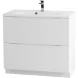 Тумба Bianco Lucido 89,6 см BelBagno Marino MARINO-900-2C-PIA-BL-P