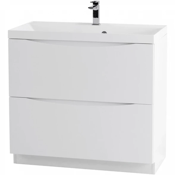 Тумба Bianco Lucido 89,6 см BelBagno Marino MARINO-900-2C-PIA-BL-P
