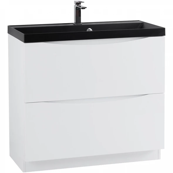 Тумба Bianco Lucido 89,6 см BelBagno Marino MARINO-900-2C-PIA-BL-P