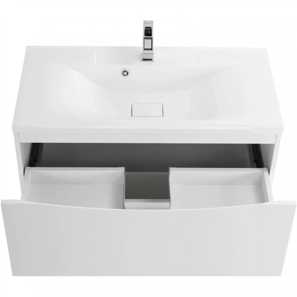 Тумба Bianco Lucido 89,6 см BelBagno Marino MARINO-900-2C-PIA-BL-P