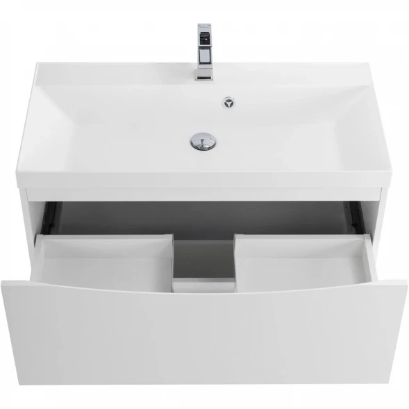 Тумба Bianco Lucido 89,6 см BelBagno Marino MARINO-900-2C-PIA-BL-P