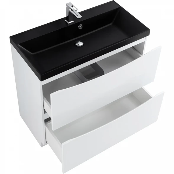 Тумба Bianco Lucido 89,6 см BelBagno Marino MARINO-900-2C-PIA-BL-P