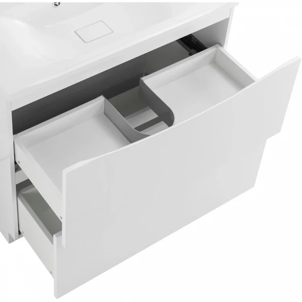 Тумба Bianco Lucido 89,6 см BelBagno Marino MARINO-900-2C-PIA-BL-P
