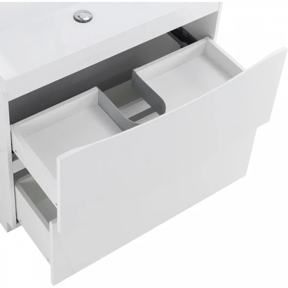 Тумба Bianco Lucido 89,6 см BelBagno Marino MARINO-900-2C-PIA-BL-P