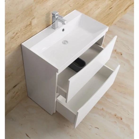 Тумба Bianco Lucido 89,6 см BelBagno Marino MARINO-900-2C-PIA-BL-P
