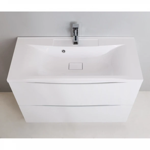 Тумба Bianco Lucido 89,6 см BelBagno Marino MARINO-900-2C-PIA-BL-P