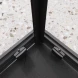 Душевой уголок BelBagno Luce LUCE-A-2-90-C-NERO 90x90 см, профиль черный матовый, стекло прозрачное