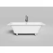 Ванна из литьевого мрамора Salini S-Stone Orlanda Axis 103223M 170x75 см, белый матовый