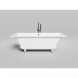 Ванна из литьевого мрамора Salini S-Stone Orlanda Axis 103223M 170x75 см, белый матовый