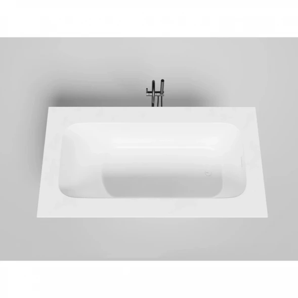 Ванна из литьевого мрамора Salini S-Sense Orlanda Kit Plus 102114G 189x99 см, белый глянец